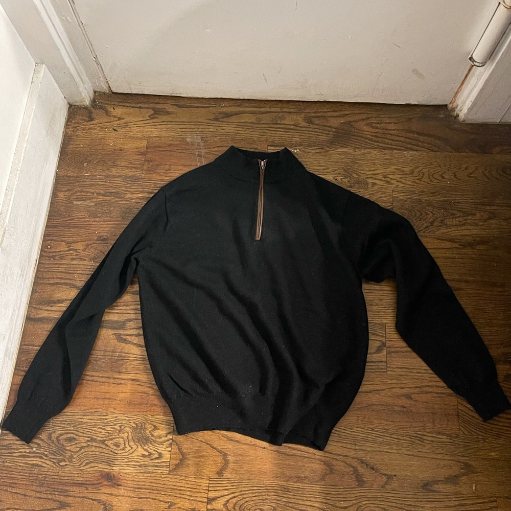 All black Robert graham sweater